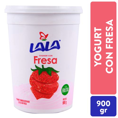 Yogurt Lala Cremoso Fresa - 900gr