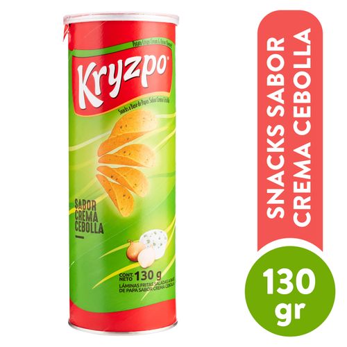 Papas Kryzpo apilables de crema cebolla - 130 g