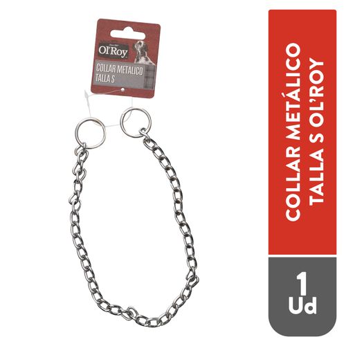 Collar metálico Ol Roy Para Perro - Talla S