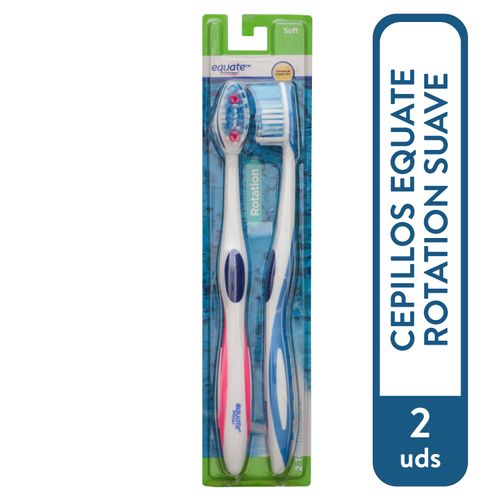 Cepillo Equate De Dientes Rotation Suave 2u