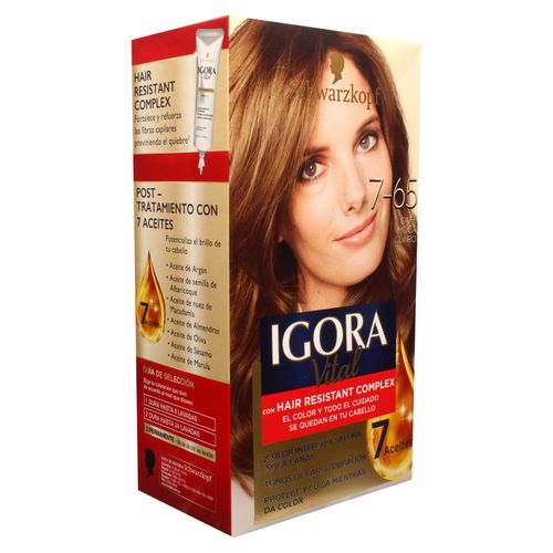 Tinte capilar Schwarzkopf igora vital color café moca claro  - 50 ml