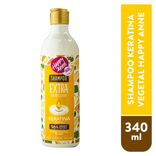 Shampoo Happyanne Keratina Vegetal 340Ml