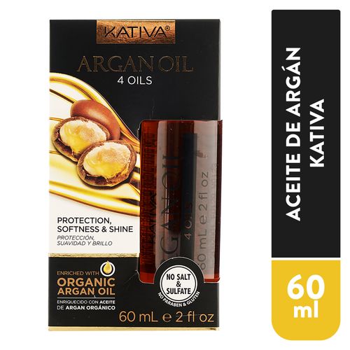 Gotas Argan Kativa - 60 ml