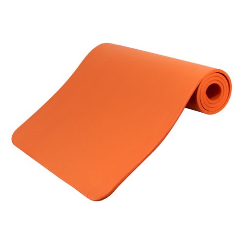 Alfombra para Yoga Stingray Fitness, color naranja -180x60cm