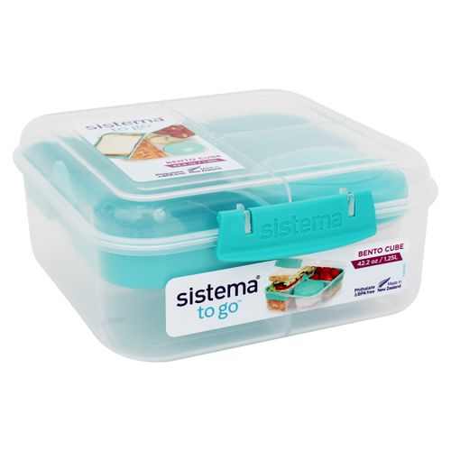 Hermético Sistema to go bento cup con divisiones - 1.25 L