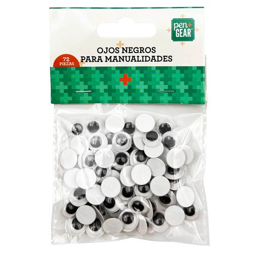 Ojos Pen + Gear para manualidades surtidos - 72 Uds
