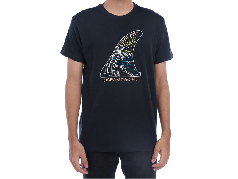 T-Shirt-Ocean-Pacific-Para-Caballero-Color-Navy-Cuello-Redondo-Talla-S-XL-1-36065