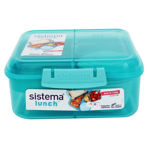 Hermético Sistema lunch bento cup con divisiones - 1.25 L