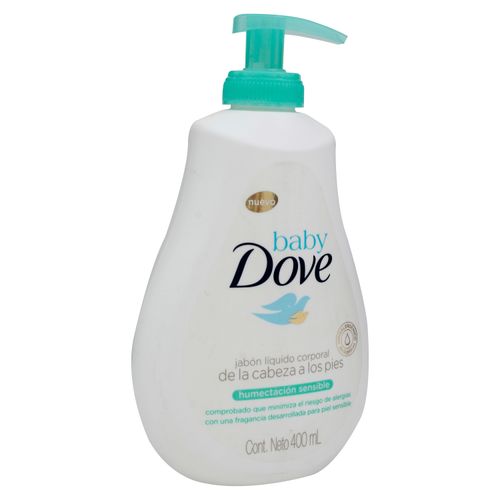 Jabon Liquido Dove Bebe Hidratacion Sensible - 400ml