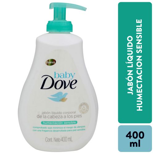 Jabon Liquido Dove Bebe Hidratacion Sensible - 400ml