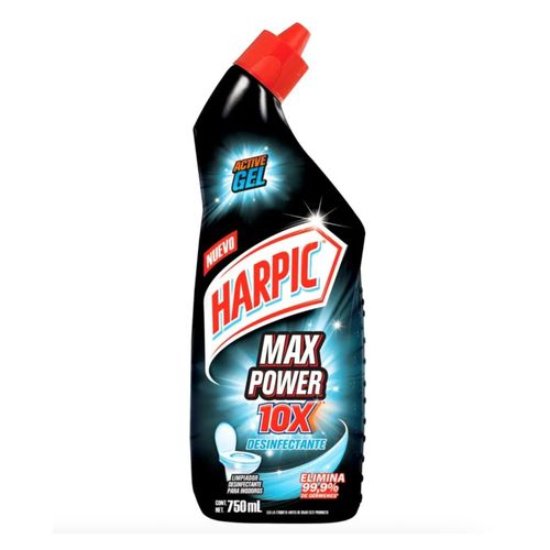 Limpiador De Sanitarios Harpic  Max Power Gel - 750ml