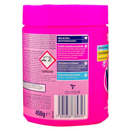 Quitamanchas Vanish en Polvo para Ropa de Color -450 g