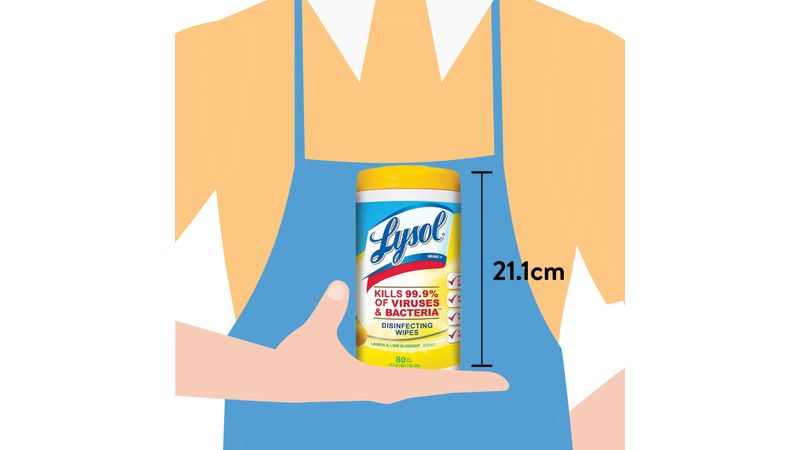 Lysol® Toallitas Desinfectantes para Superficies - Citrus – Karlan ¡Marca  la Limpieza!