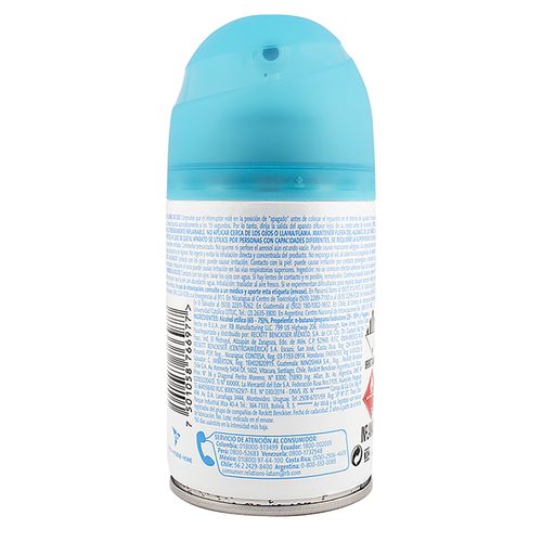 Aromatizante Ambiental Air Wick Freshmatic Acquamarina Repuesto - 250ml