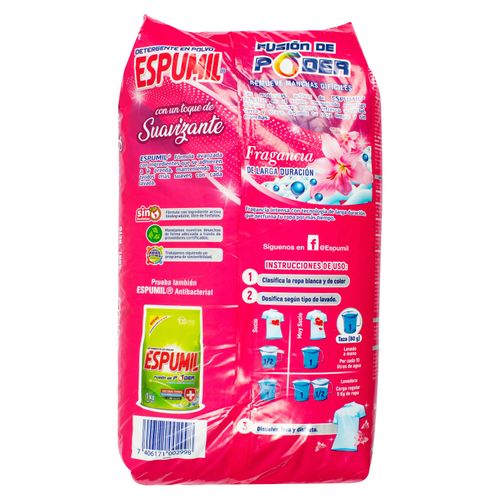Detergente En Polvo Espumil Fusión De Poder - 9000 g