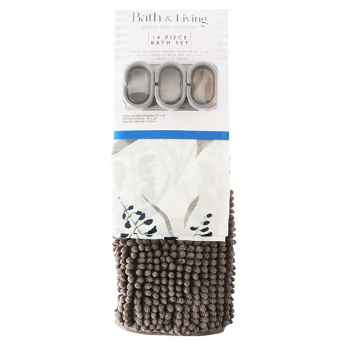 Cortina Bath de Baño Gancho Plástico