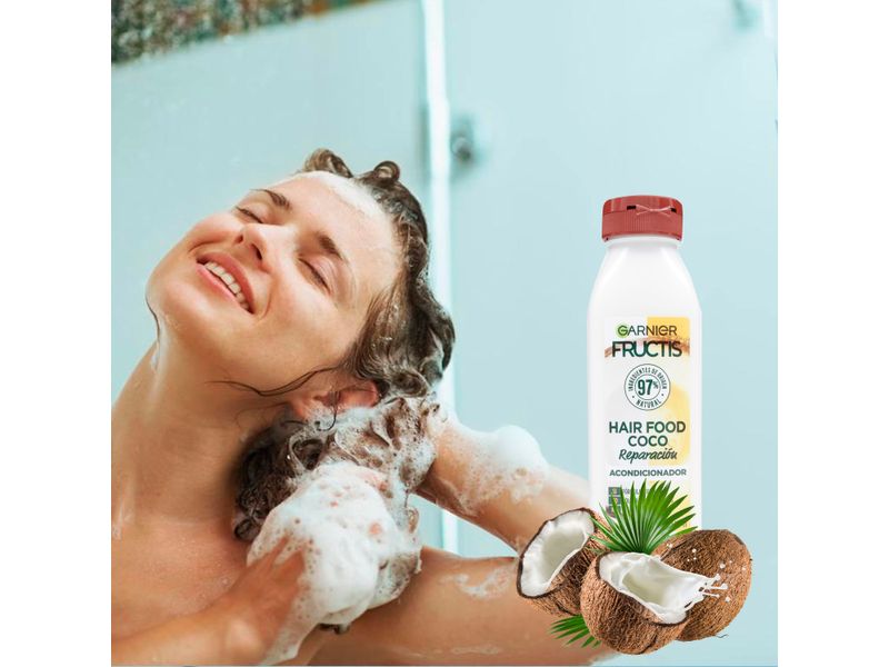 Hair-Food-Acondicionador-De-Reparaci-n-Garnier-Fructis-Coco-300ml-7-10116