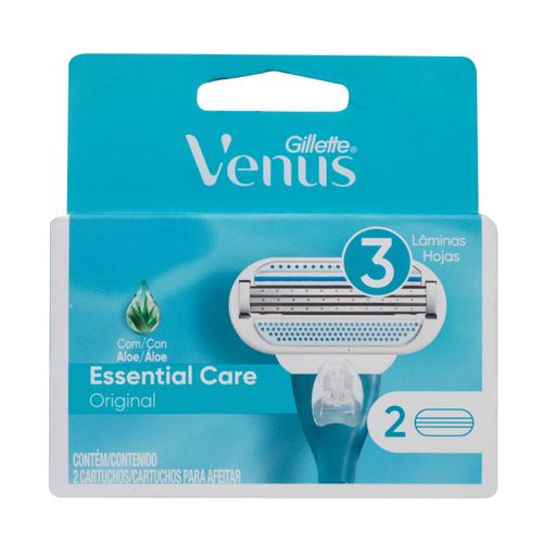 Gillette Venus Original Repuestos Para La Depilación De La Mujer para una depilacion suave y al ras 2 unidades