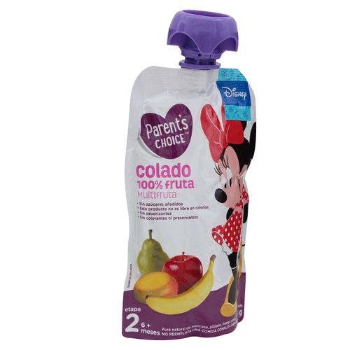 Colado para bebé Parents Choice multifruta - 113 g