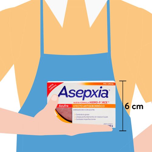 Jabón Asepxia azufre - 100 g