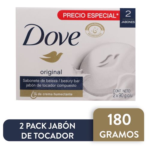 Jabón En Barra Dove Regular 2 Pack - 180 g