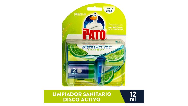 Comprar Discos Activos Pato Baños Cítrico Lima Fresca 2 Pack