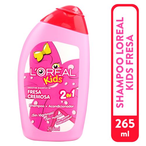 Shampoo Loreal Kids Smoothie De Fresa Cremosa - 265ml