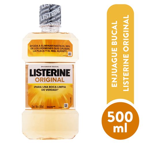 Enjuague bucal Listerine original - 500 ml