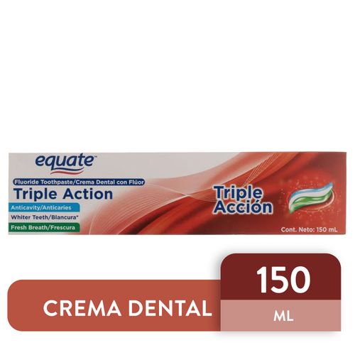 Equate Crema Dental Triple Accion 150ml