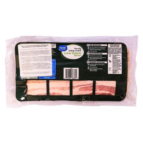 Tocino Great Value Bajo En Sodio - 16oz