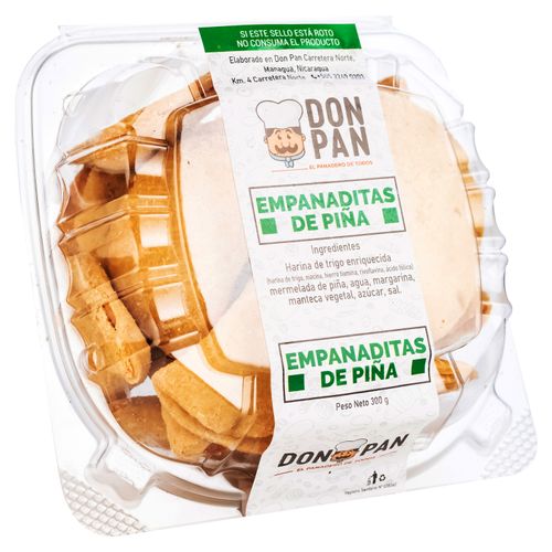 Empanaditas Don Pan De Piña Caja - 10 Unidades