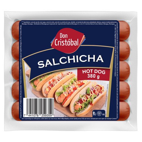 Salchicha Don Cristóbal Hot Dog - 380 g