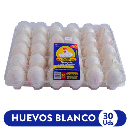 Cajilla De Huevo Barranca Blanco - 30 Unidades
