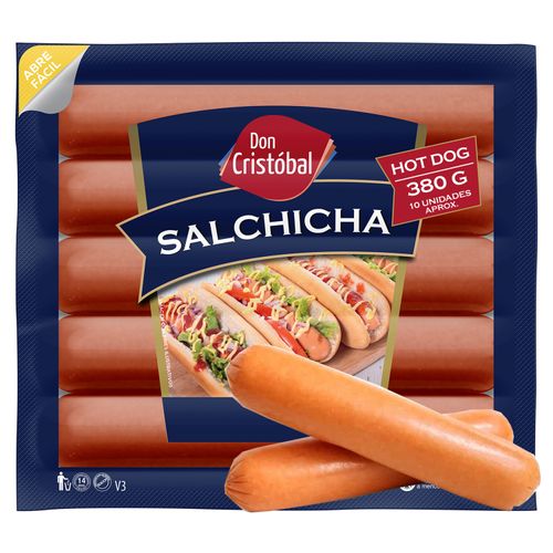 Salchicha Hot Dog Don Cristobal -380gr