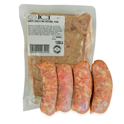 Chorizo Criollo Don Cristobal - 1 Libra