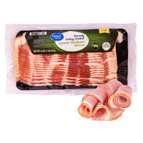 Tocino Great Value Bajo En Sodio - 16oz