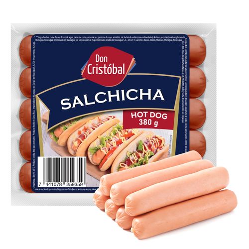 Salchicha Don Cristóbal Hot Dog - 380 g