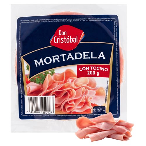 Mortadela  Don Cristóbal Con Tocino - 200gr