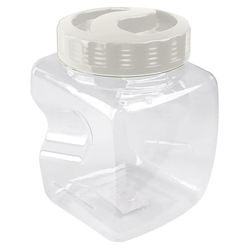 Contenedor Cuadrado Clear Tr (2 L) Guateplast Marfil Tr. 0