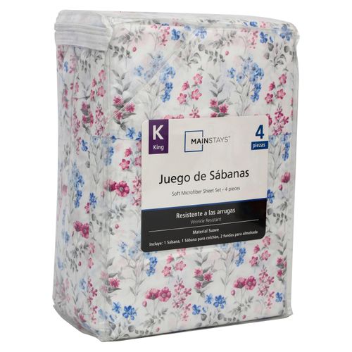 Set Mainstays de Sabanas King Microfibra