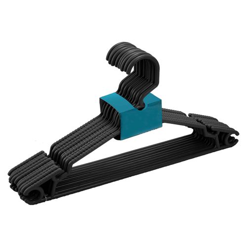 Set Perchas Guateplast Avant 10Pz Negro