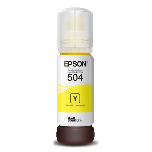 Botella Tinta Epson Amarillo T504