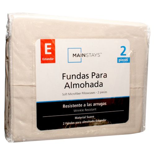 Set Mainstays de 2 Fundas Beige