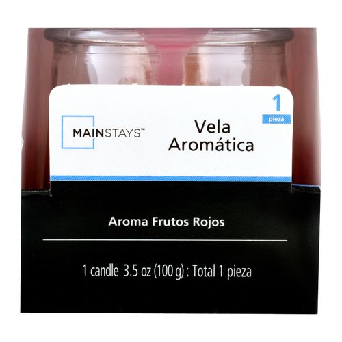 Vela aromática Mainstays aroma frutos rojos -100 g