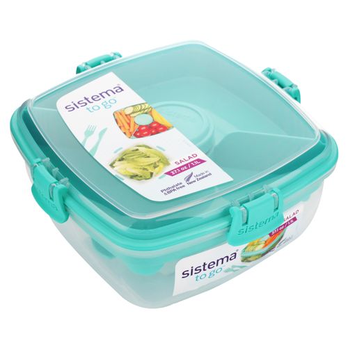 Hermetico Sistema To Go Para Ensalada- 1,1Lt