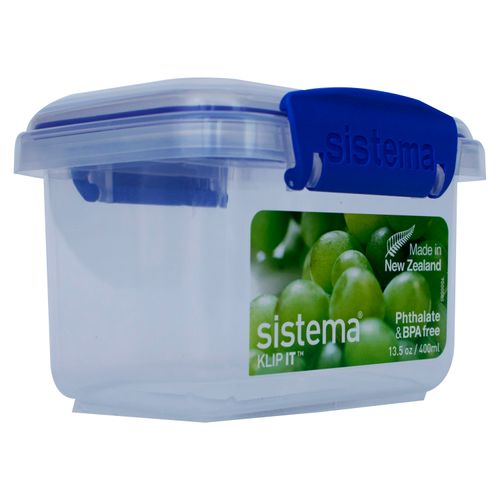 Hermetico Sistema Klip Rectangular- 400ml