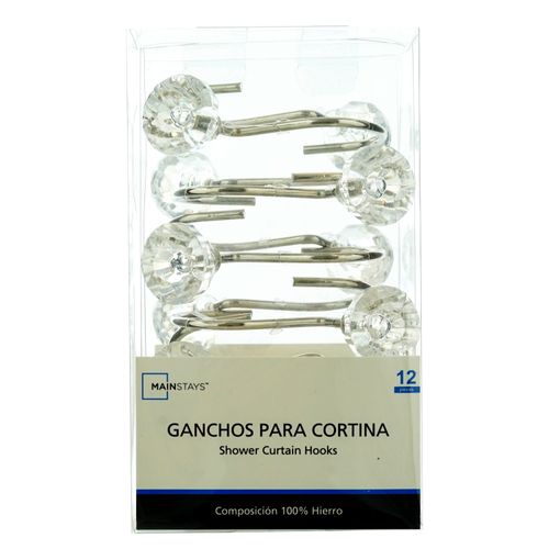 Ganchos Mainstays Para Cortina Doble metálico - Unidad