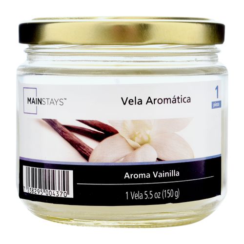 Vela Aromatica Mediano Aroma Vainilla- Unidad