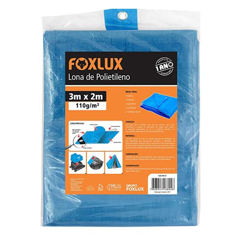 Lona De Polietileno Eco Color Azul 3M X