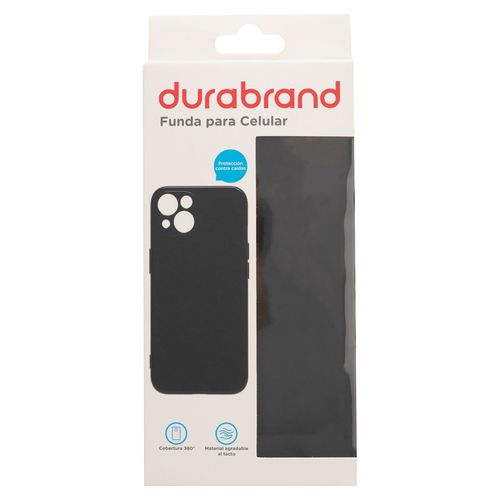 Funda Durabrand silicón para Iphone 13 color negro